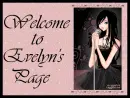 Evelyn's Page- Welcome