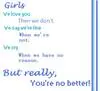 stuff girl do