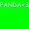 panda<3