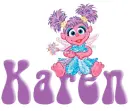 seseame street abby karen