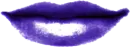 purple lips