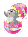 bunny in a egg