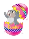 bunny in a egg