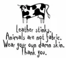 Wear your own damn skin. 