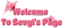Welcome to Sevgi's Page