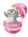 bunny in a egg