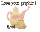 Love your graphic Roni Teap pot