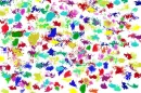 abstract flower field