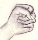 Sketched Hand in a Fist