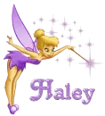 Tinkerbell Purple GlitterSparkled - Haley