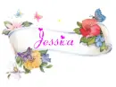 Flower banner with name
