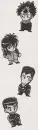 Yusuke, Kuwabara, Kurama, and Hiei from YuYu Hakusho 2