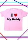 i love my daddy shirt