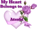 Heart and roses with Atsushi