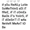 meant to be