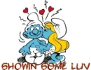 Smurfs showing some luv