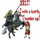 Thumbs up, pirate