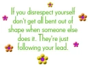 respect