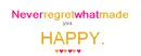 happy..
