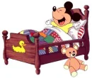 MICKEY IN BED