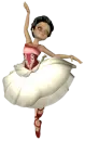 BAILARINA IN A RED DRESS