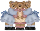 THREE LADY BEARS