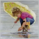 yellow umbrella