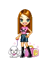 with dog