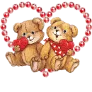 red hearts