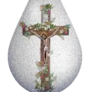 Christ in a tear drop