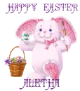 Easter Bunny Name Tag