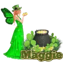 St. Patty angel: Maggie