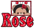 Ladybug Bear- Rose