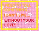 Cant Live Without Your Love