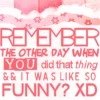 Remember when 