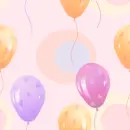 floating balloons Background