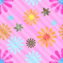 Pink Reto Spring flowers