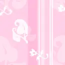 Soft pink with white flowers