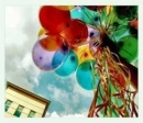 Rainbow balloons