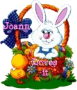 Bunny in a Basket with Joann