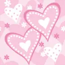 Light Pink Hearts Background