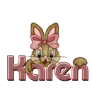 Animated Bunny: Karen