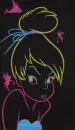 Rainbow Neon Tinkerbell outline
