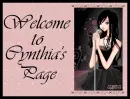 Cynthia's Page- Welcome