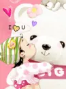 cutekid hug bear