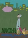 amber in the rain