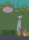 Evelyn in the rain
