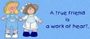 a true friend is a work of heart