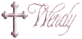 pink cross wendy