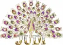 Gold Peacock w/ name - Judi